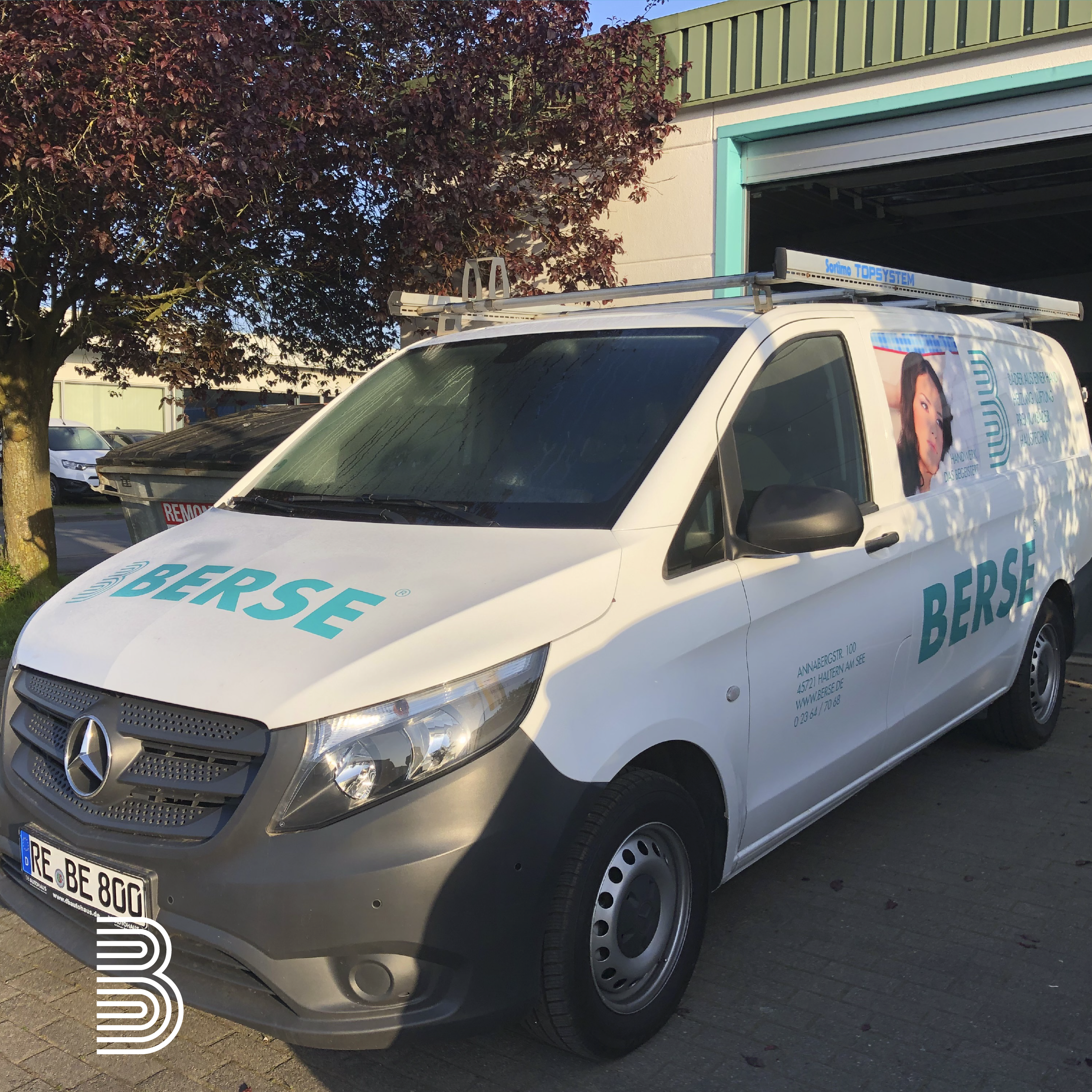 Fahrzeuge aus dem Fuhrpark der Berse GmbH.