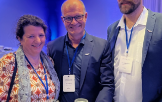 Carmen und Ulrich Berse besuchten mit Meister Lars Stapelfeldt das Halterner Wirtschaftsgespräch.