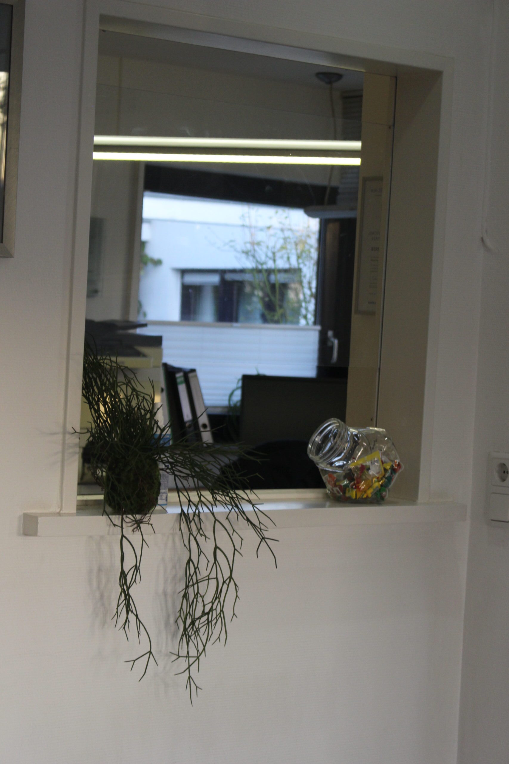 Fenster im Büro der Berse GmbH.