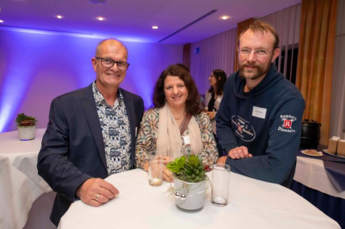 Carmen und Ulrich Berse besuchten mit Meister Lars Stapelfeldt das Halterner Wirtschaftsgespräch.
