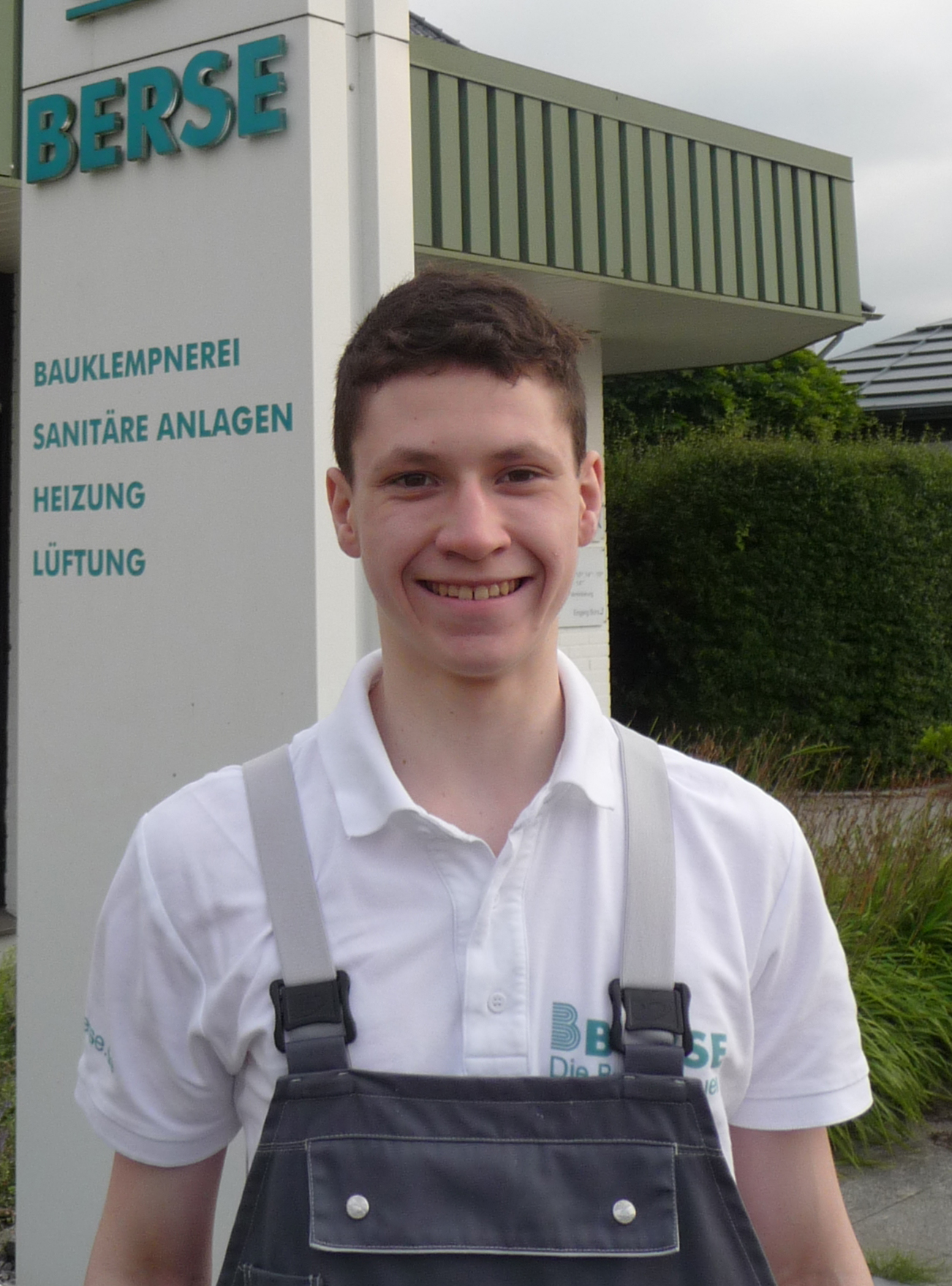 Auszubildender Jan Stephan der Berse GmbH.