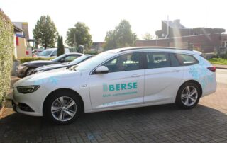 Kundendienstfahrzeig der Firma Berse in Haltern am See.