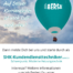 Stellenanzeige der Berse SHK GmbH mit Heißluftballon und Text.