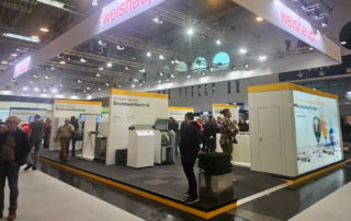 Messe Stand von Weishaupt auf der SHK+E in Essen.