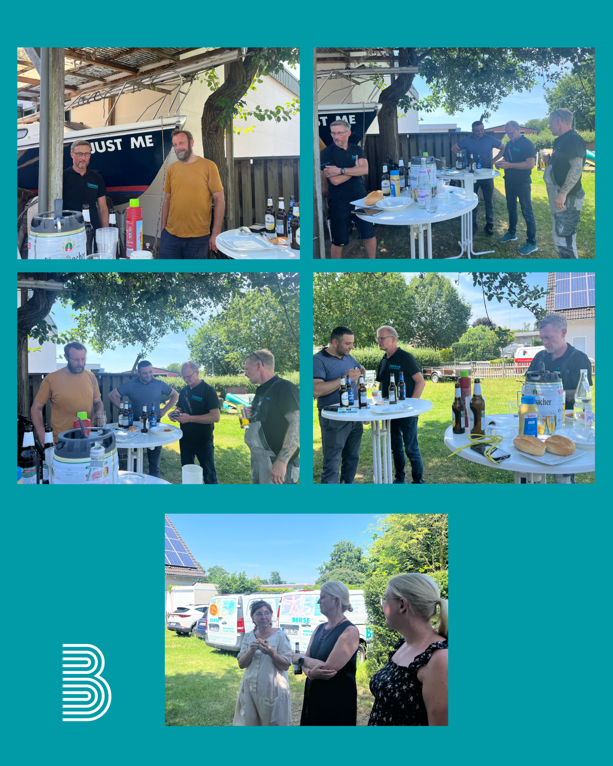 Grillen im Team der Berse SHK GmbH